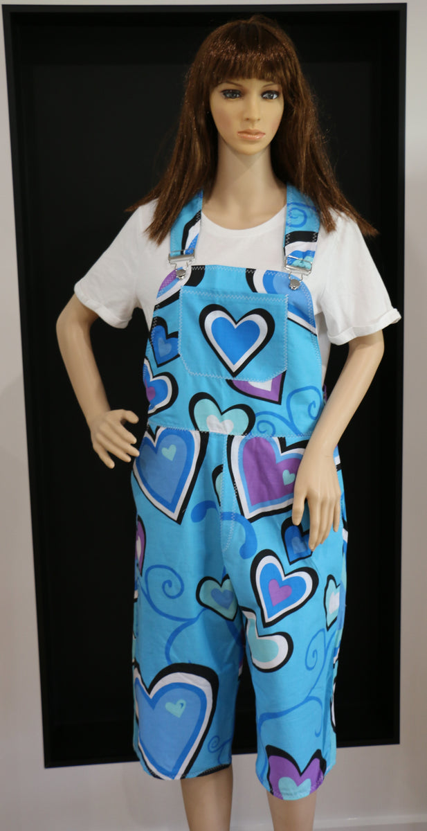 #296 Blue Love Overalls